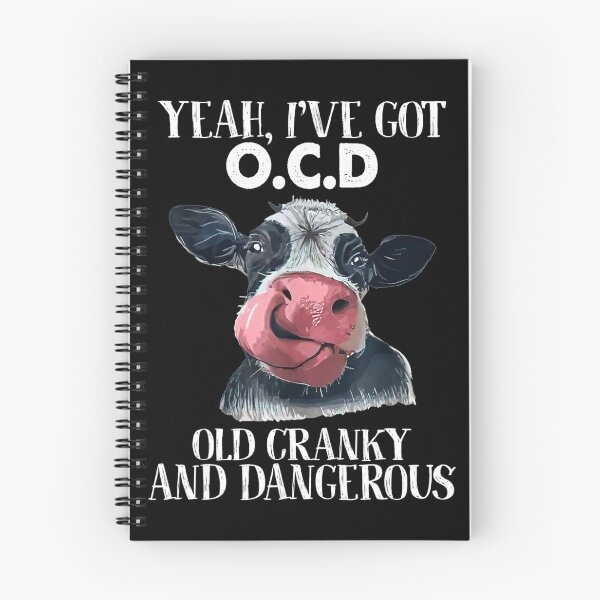 Item preview, Yeah, I've got OCD Old Cranky And Dangerous Funny Cow designed and sold by Adam Alomari.