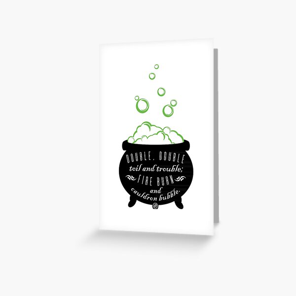 Item preview, Double, Double Toil & Trouble designed and sold by SingeDesigns.