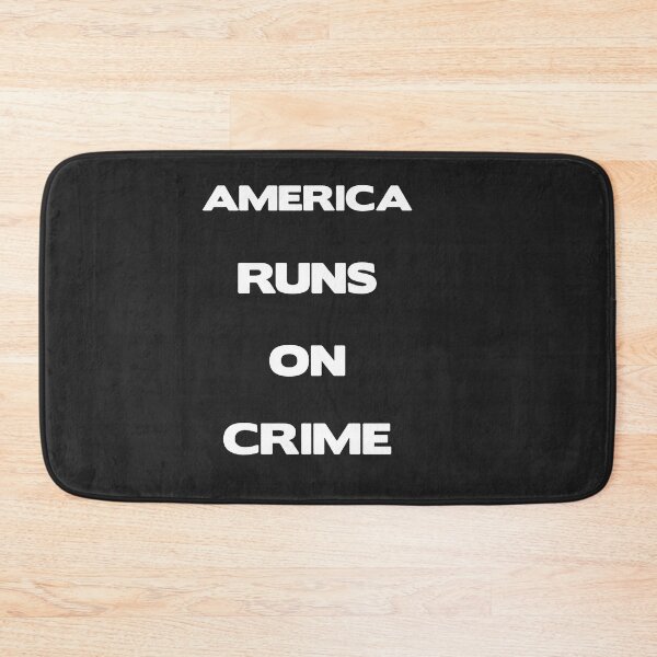Item preview, america runs on crime  designed and sold by vivaFREEDOM.