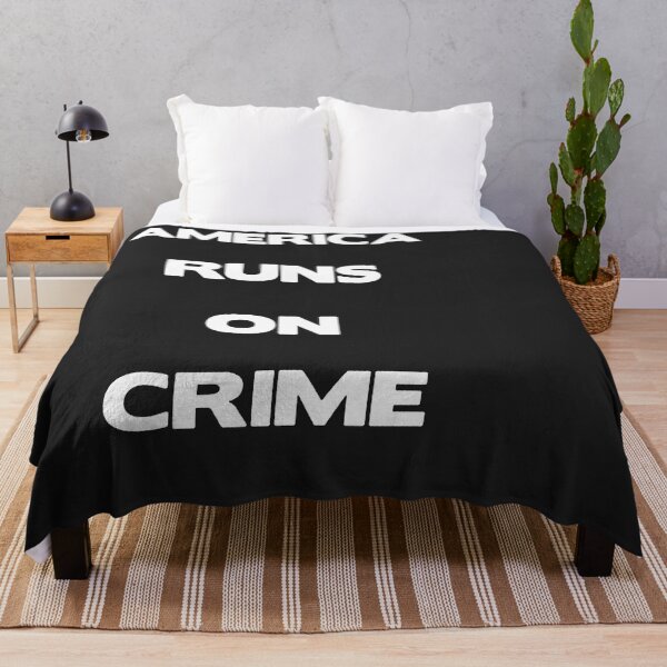 Item preview, america runs on crime  designed and sold by vivaFREEDOM.