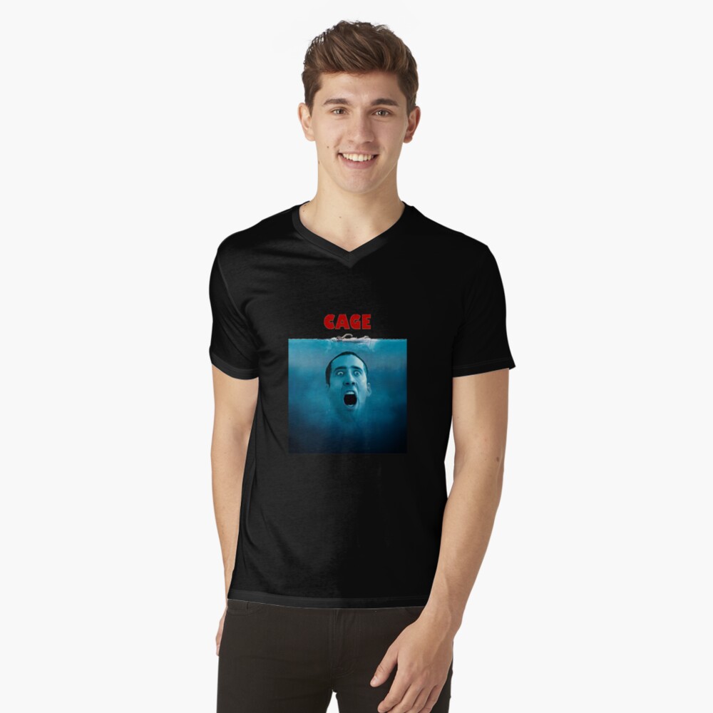 Item preview, V-Neck T-Shirt designed and sold by NicolasCCage23.