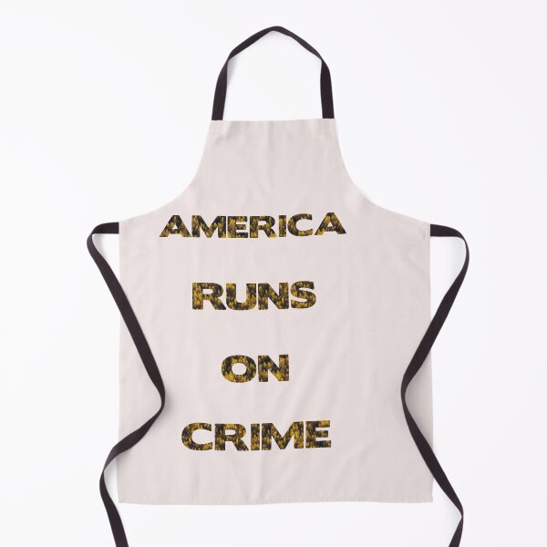 Item preview, america runs on crime designed and sold by vivaFREEDOM.