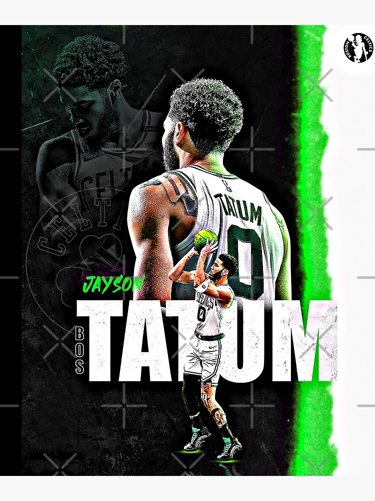 Jayson Tatum Boston Celtics Jersey Poster by SAYIDOWjpg