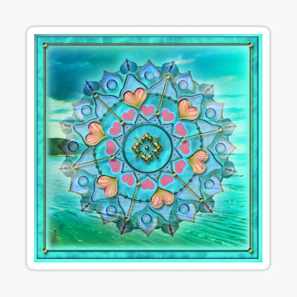 Higher Heart Chakra Sticker