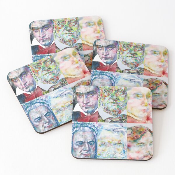 Item preview, SIX COMPOSERS - BEETHOVEN, WAGNER, MOZART, BACH, VERDI, DEBUSSY  designed and sold by lautir.