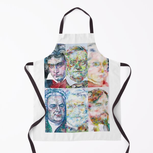 Item preview, SIX COMPOSERS - BEETHOVEN, WAGNER, MOZART, BACH, VERDI, DEBUSSY  designed and sold by lautir.