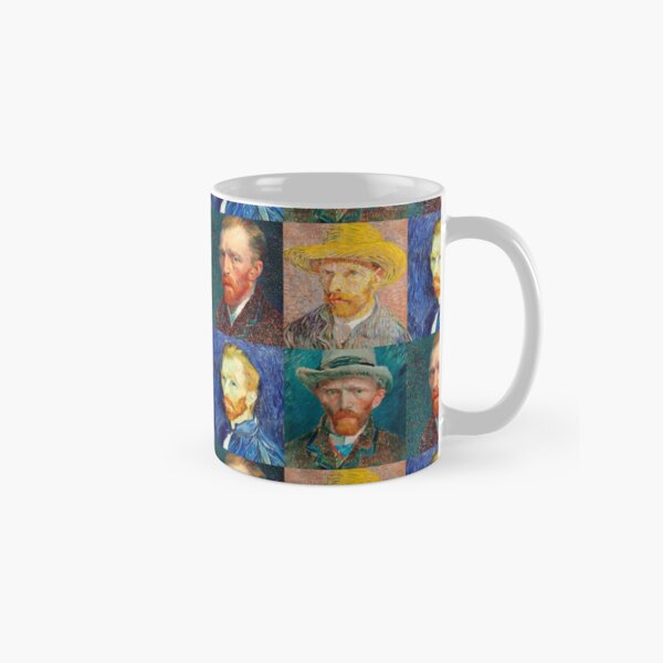 Van Gogh Self-Portrait Collage Classic Mug