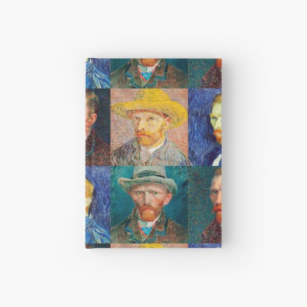 Van Gogh Self-Portrait Collage Hardcover Journal