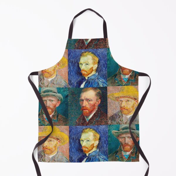 Item preview, Van Gogh Self-Portrait Collage designed and sold by Meek-Anime.