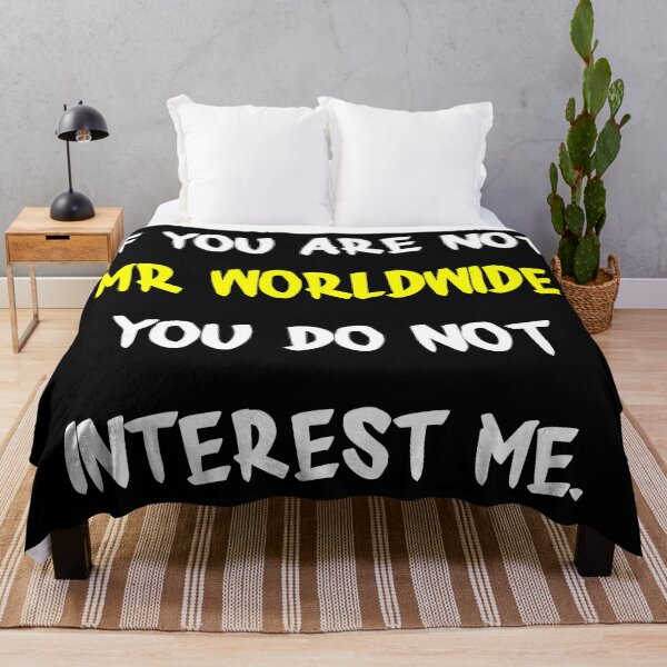 Item preview, If you are not - Mr Worldwide designed and sold by 2Girls1Shirt.