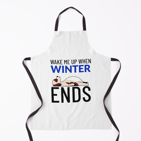 Item preview, Wake Me Up When Winter Ends designed and sold by crazydotdesigns.