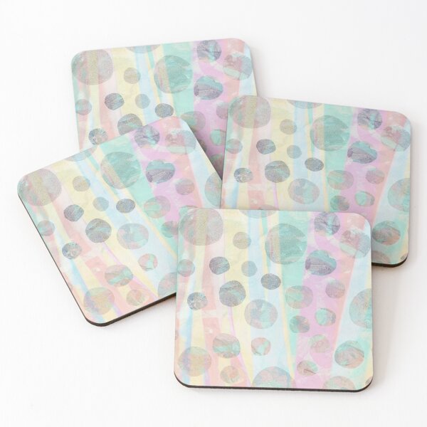 Item preview, Pastel rainbow bubbles pattern  designed and sold by Blue  Robin.