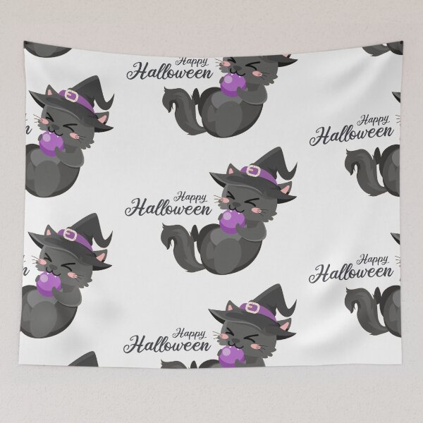 Item preview, Black Cat in Halloween Costume 01 designed and sold by I'm  Redz.