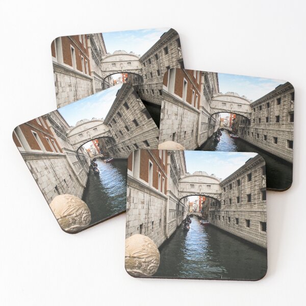 Item preview, Gondolas on the canal designed and sold by Ann Biddlecombe.