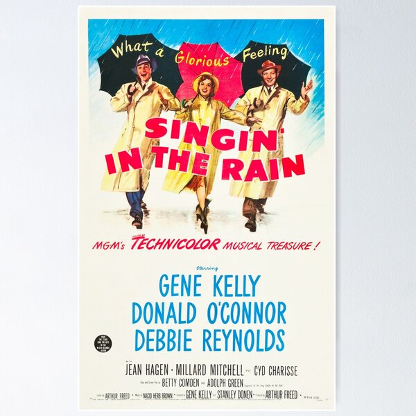 Aperçu de l'œuvre Chantons sous la pluie (1952) Film créée et vendue par LovedPosters.