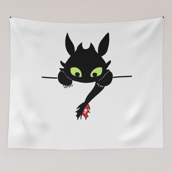 Item preview, Night Fury the Black Dragon designed and sold by LinaSchmitz.