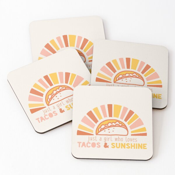 Item preview, just a girl who loves tacos and sunshine designed and sold by KucingLucu.