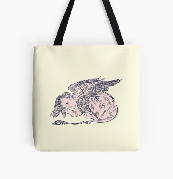 Griffon All Over Print Tote Bag
