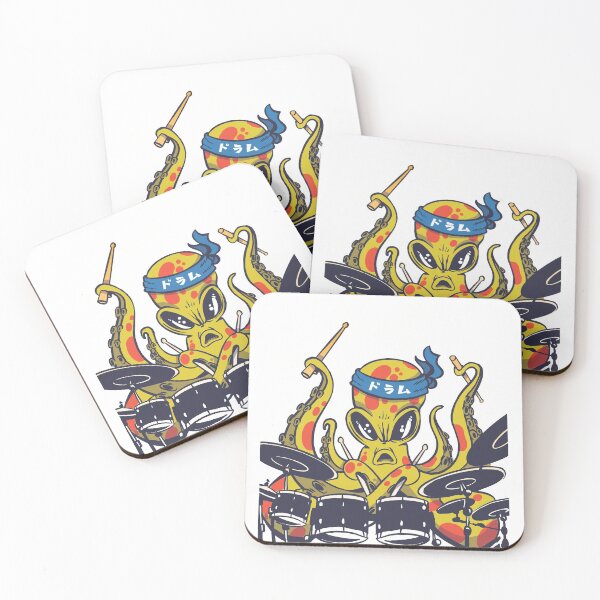 Item preview, Octopus plays Drums designed and sold by Watersolution.