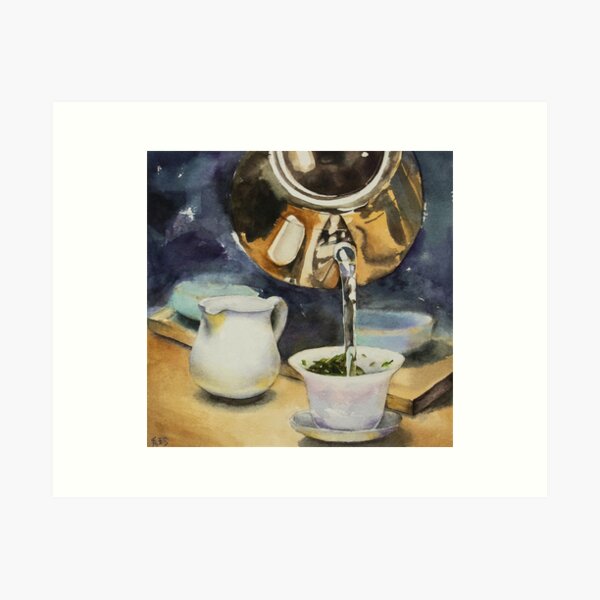Item preview, Watercolor Tea Series ‘Missed Take' designed and sold by JinberryART.