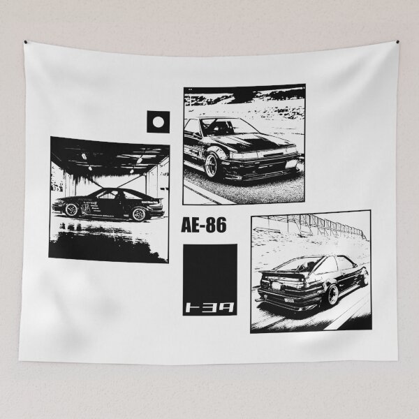Item preview, TOYOTA COROLLA AE86 LEVIN Black 'N White Archive designed and sold by Cero81.