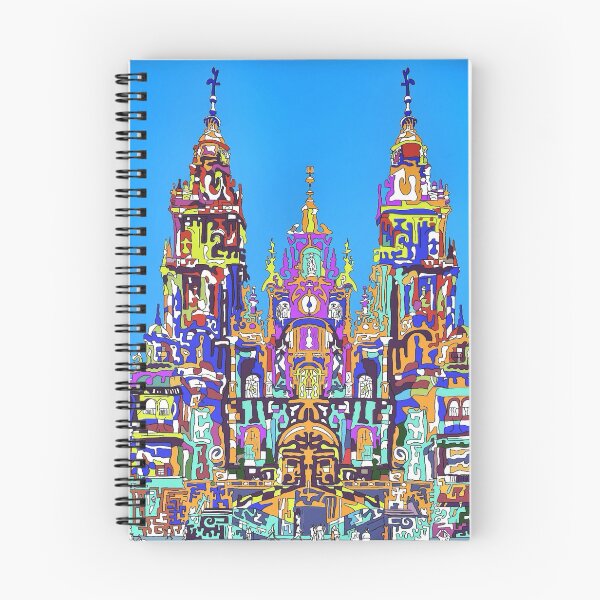 Item preview, Santiago de Compostela Cathedral Galicia in the streets, Urban Sketchers Spain  designed and sold by cachaldora.