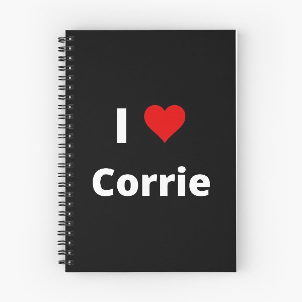 Item preview, I LOVE CORRIE, fan-made design, unofficial designed and sold by uniqueitems.