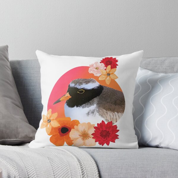 Item preview, Shore Plover Orange Flowers designed and sold by chocolatemouse.