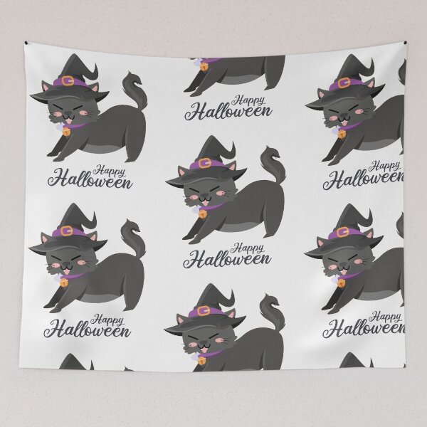 Item preview, Black Cat in Halloween Costume 05 designed and sold by I'm  Redz.