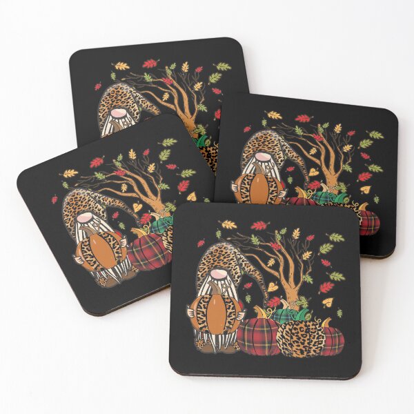 Item preview, Magical Gnome With Pumpkin Fall Design Red Buffalo Plaid and Leopard Pumpkins  designed and sold by alenaz.