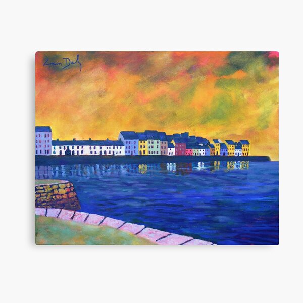 The Long Walk, Galway (Ireland) Canvas Print