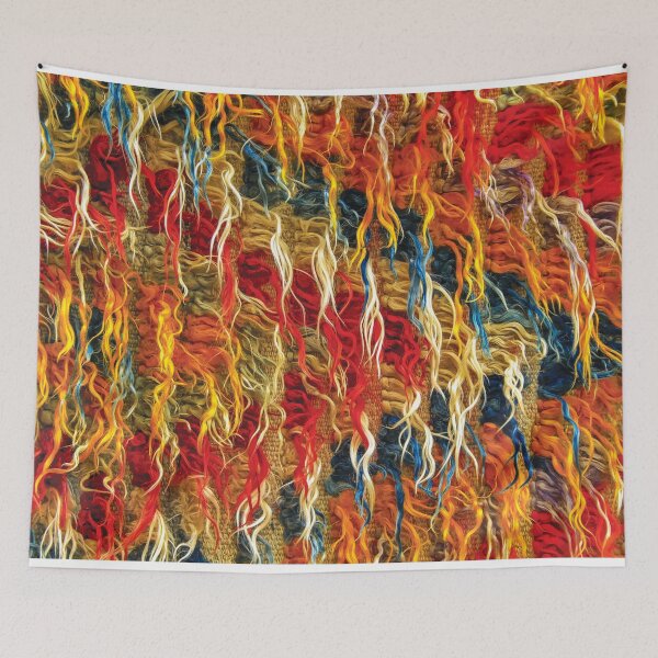 Item preview, Pulled Yarn On Tapestry designed and sold by BushidoZenZen.