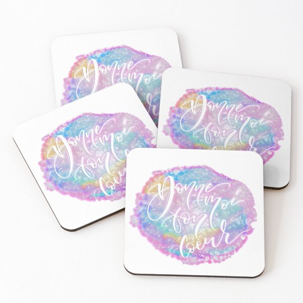 Item preview, Louane - Donne-moi ton couer pastel calligraphy watercolor designed and sold by Ayberk Ülgen.