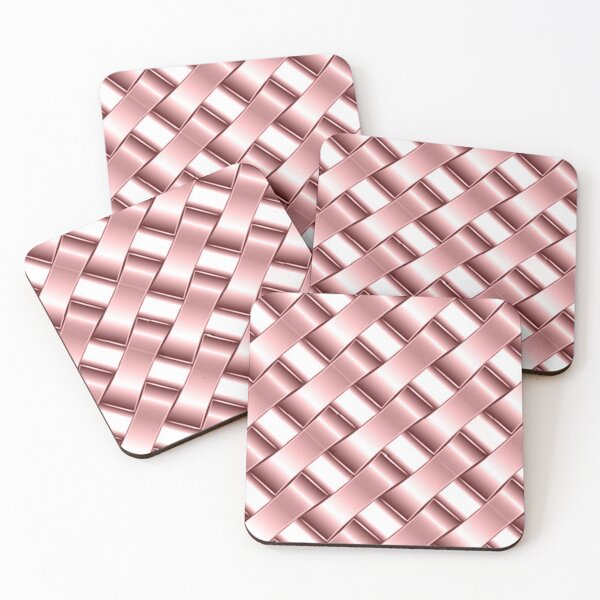 Item preview, Rose Gold Metallic Interwoven pattern-Chain Design designed and sold by ANikCreations.