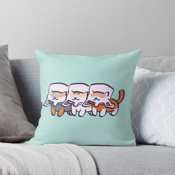 Item preview, I draw spooky, breezy and ginger plastic bag gang / neko atsume cats designed and sold by RansRoom.
