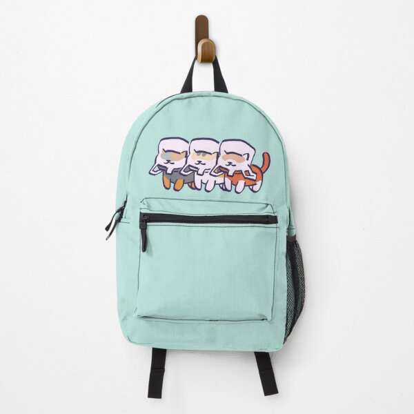 Item preview, I draw spooky, breezy and ginger plastic bag gang / neko atsume cats designed and sold by RansRoom.