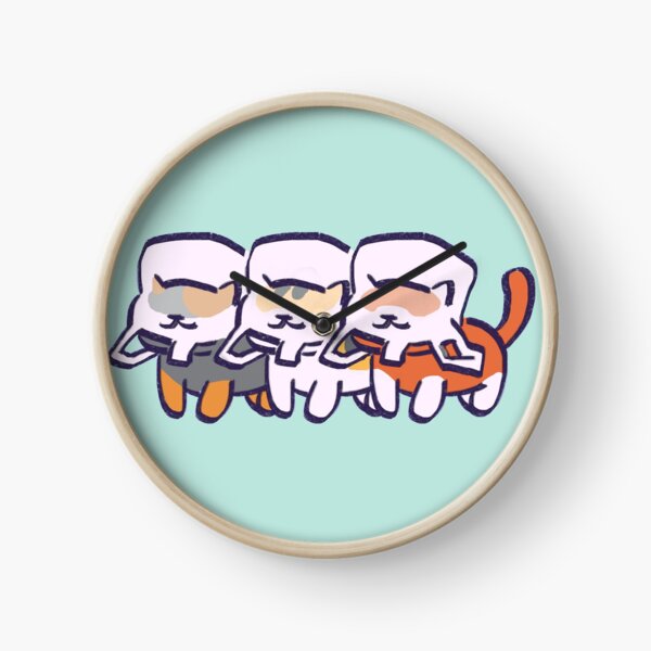 Item preview, I draw spooky, breezy and ginger plastic bag gang / neko atsume cats designed and sold by RansRoom.