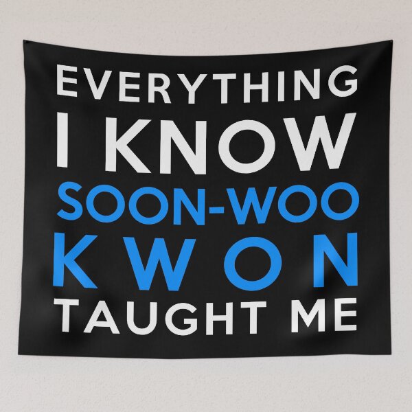 Item preview, Everything I know - Soon-woo Kwon designed and sold by 2Girls1Shirt.