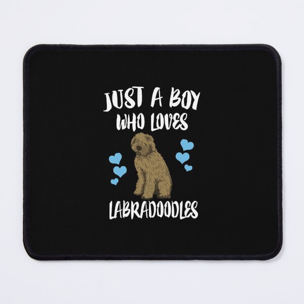 Item preview, Just A Boy Who Loves Labradoodles Dog designed and sold by adwickcynd1.