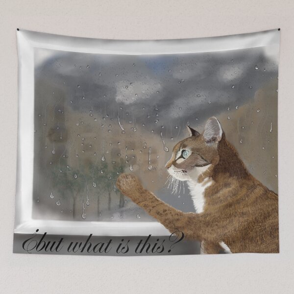 Item preview,  Cat curiosity designed and sold by 70pcr.