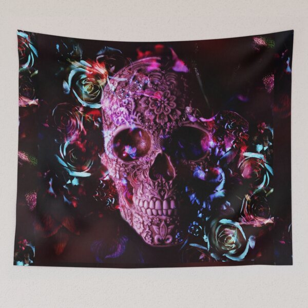 Item preview, Floral Skull designed and sold by Lee's Place.