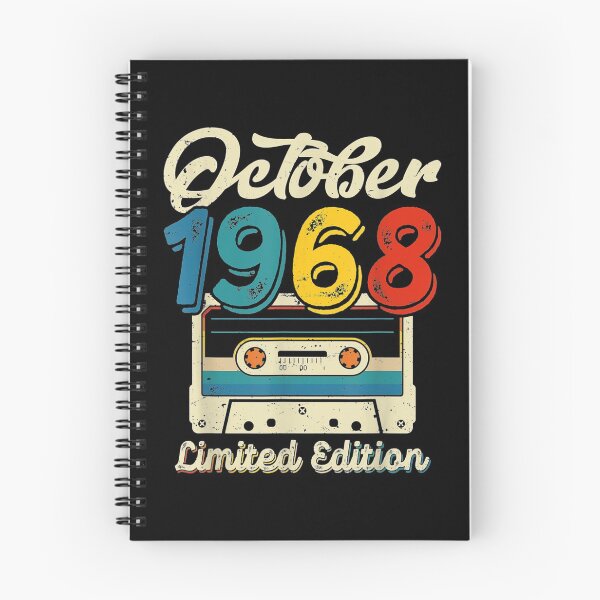 Item preview, Retro October 1968 Cassette Tape 53rd Birthday Decorations  designed and sold by AdonisShop.