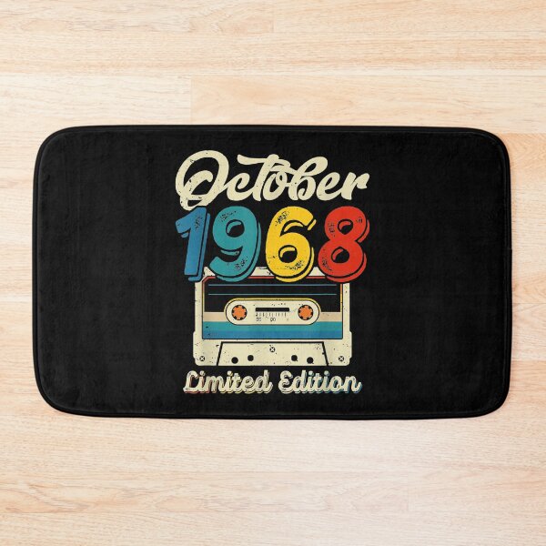 Item preview, Retro October 1968 Cassette Tape 53rd Birthday Decorations  designed and sold by AdonisShop.