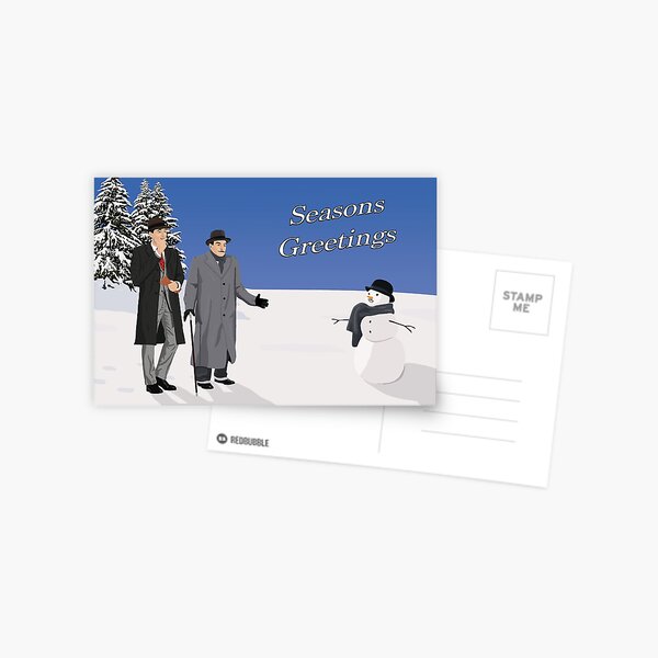 Aperçu de l'œuvre Hercule et le bonhomme de neige (image de Noël) créée et vendue par WayneBrant.