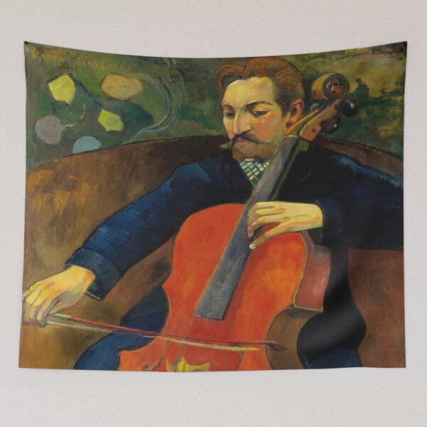 Item preview, Paul Gauguin - Der Violoncellist Upaupa Schneklud designed and sold by Vivanne-art.