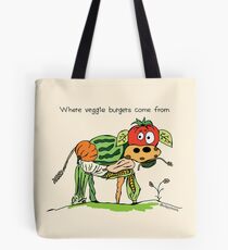 Vegetarische Burger Tote Bag