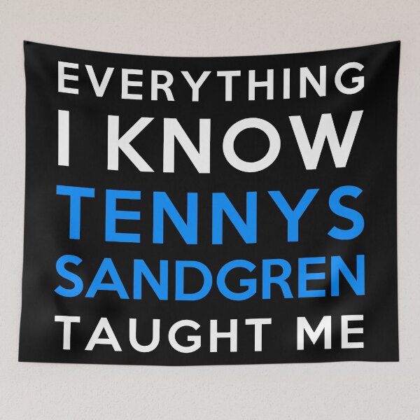 Item preview, Everything I know - Tennys Sandgren designed and sold by 2Girls1Shirt.
