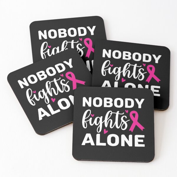 Item preview, nobody fights alone cancer awareness designed and sold by coatstar.