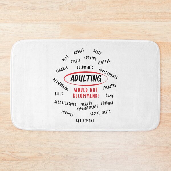 Item preview, Adulting Would Not Recommend | White designed and sold by Wintre2.