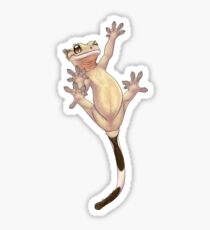 Climbing Crestie - Cream Sticker